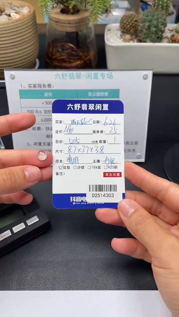 翡翠未镶嵌颈饰雨****嗝D2514303