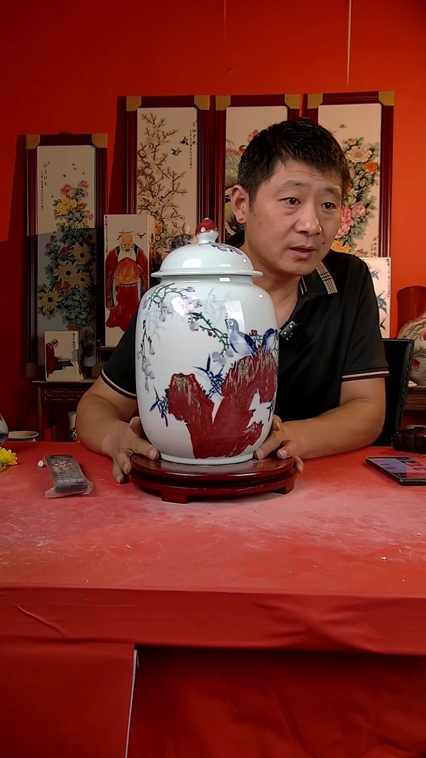 摆件景德镇陶瓷 手工手绘34