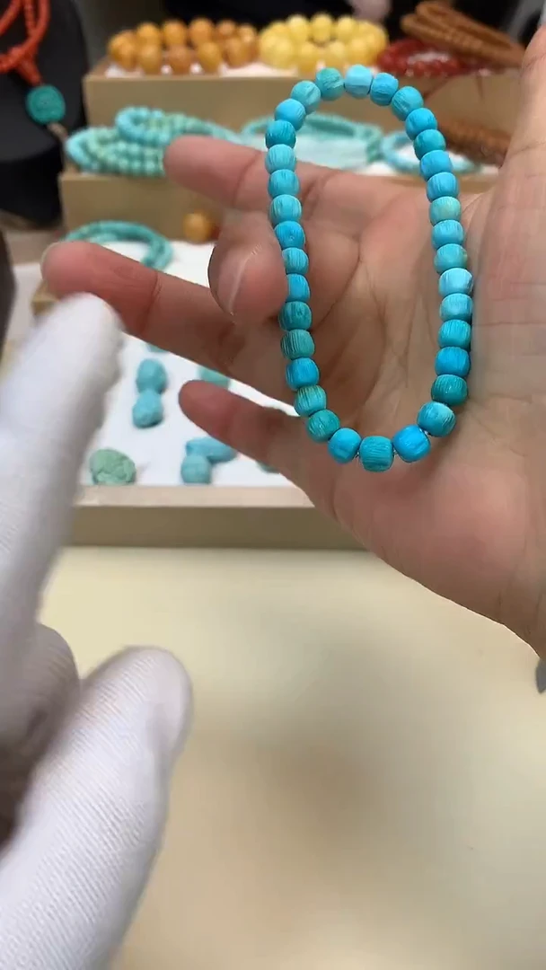 未镶嵌绿松石项链23