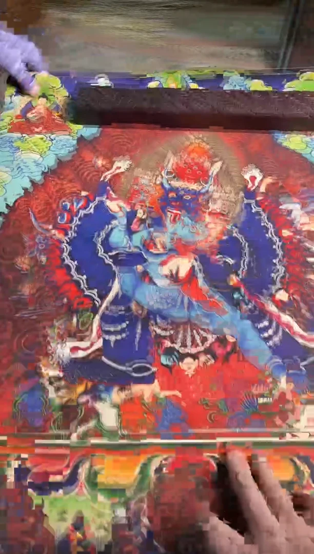 卷轴画曦曦的唐卡tk160