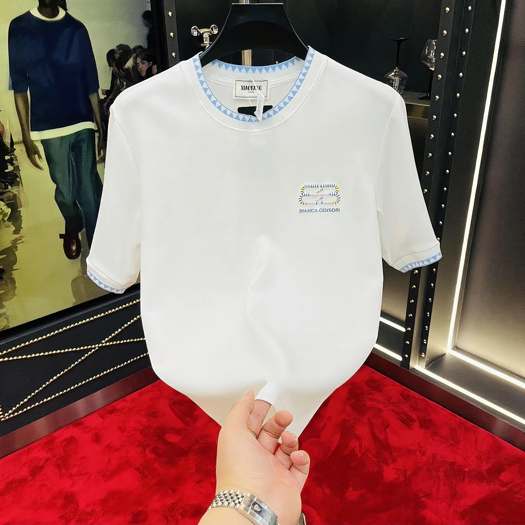 LL夏季网红爆款重工刺绣高端精致热销高级感舒适男女同款高档内搭
