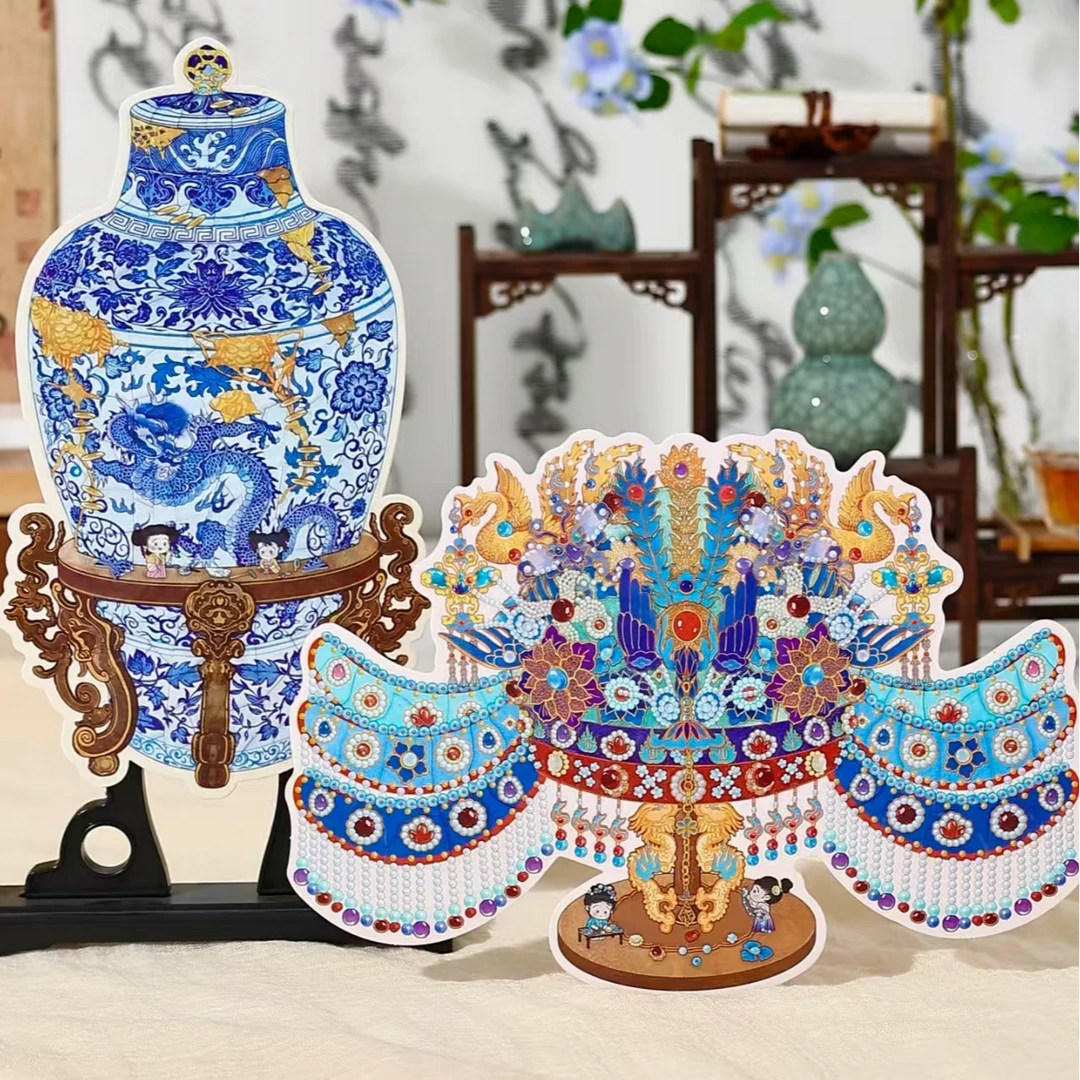 造景贴纸⭐infeelme 旧物修复师系列2.0 凤冠 青花瓷 【飞机盒发货】