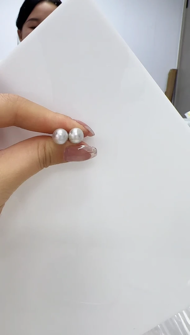 【闪购商品】海水珍珠DA银S925镶嵌耳钉 C1469