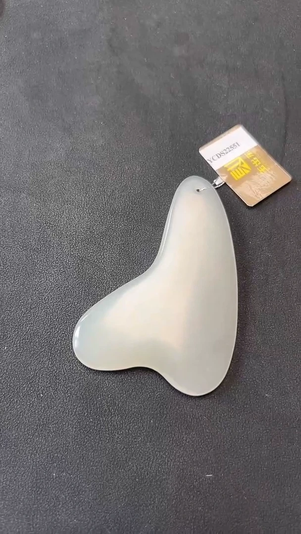 未镶嵌和田玉把件刮痧板