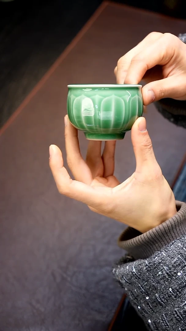 青瓷手工茶器包邮不带礼盒