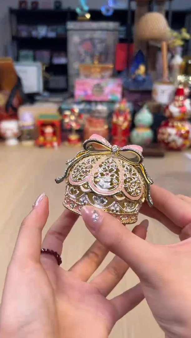 229七宝粉色蝴蝶结皇冠