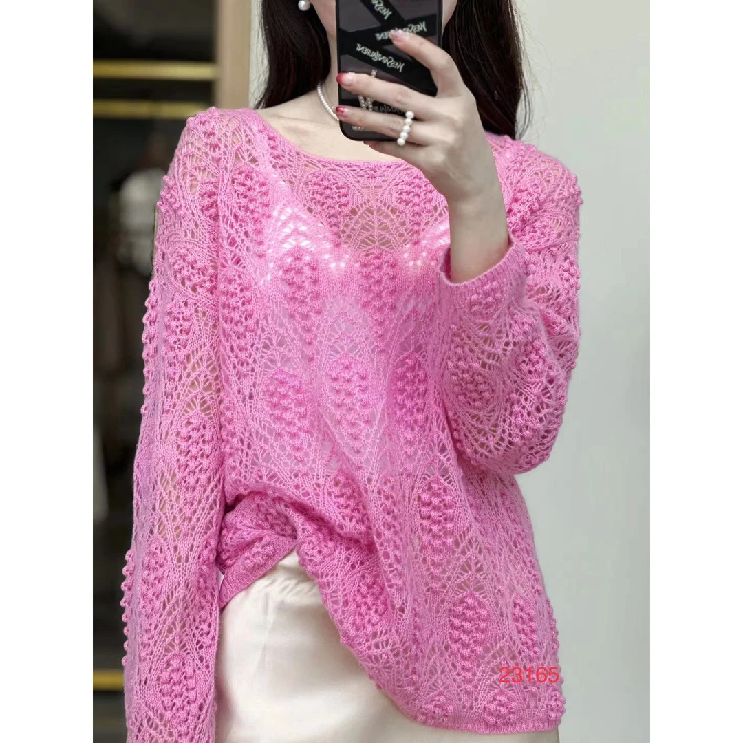 【集合GP2号1/23日】【卡诗米羊绒】潮牌山羊绒100%女款针织上衣