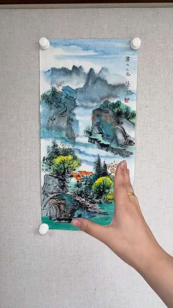 国画黄德中老师两平尺