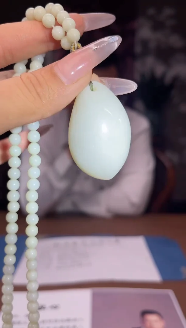 和田玉未镶嵌颈饰A328