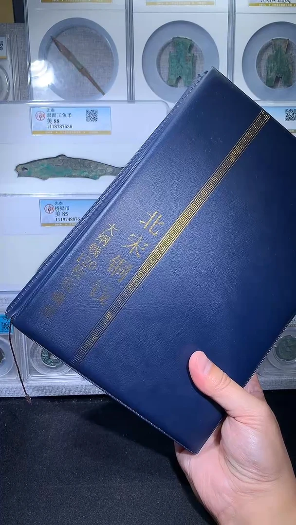 铜御泉收藏北宋大纲钱币册120枚
