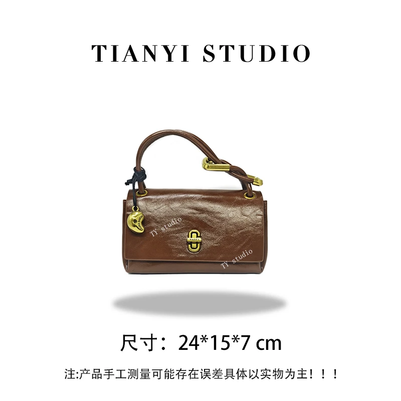 【TY】SD-5195-1-焦糖奶咖    轻奢高级韩版单肩潮流时尚简约女包