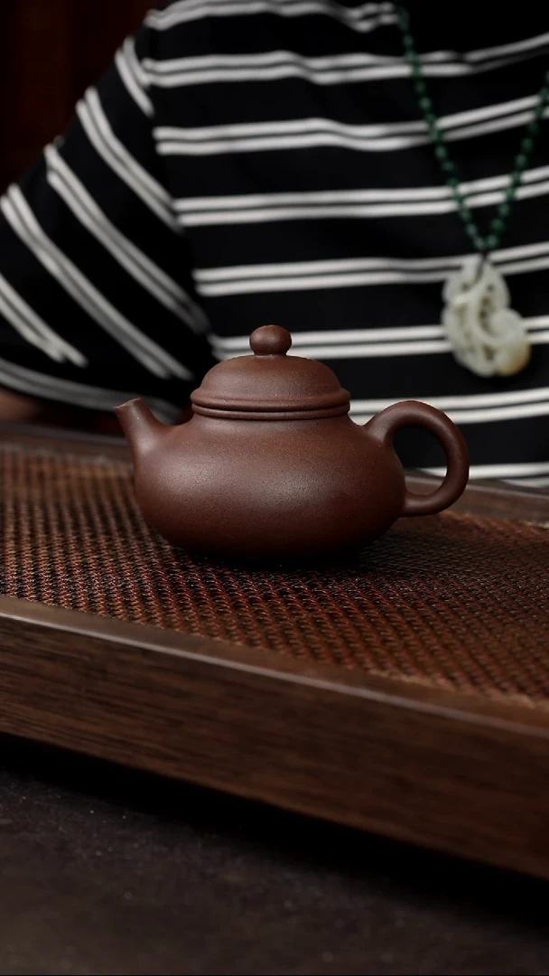 茶壶紫砂紫泥容天