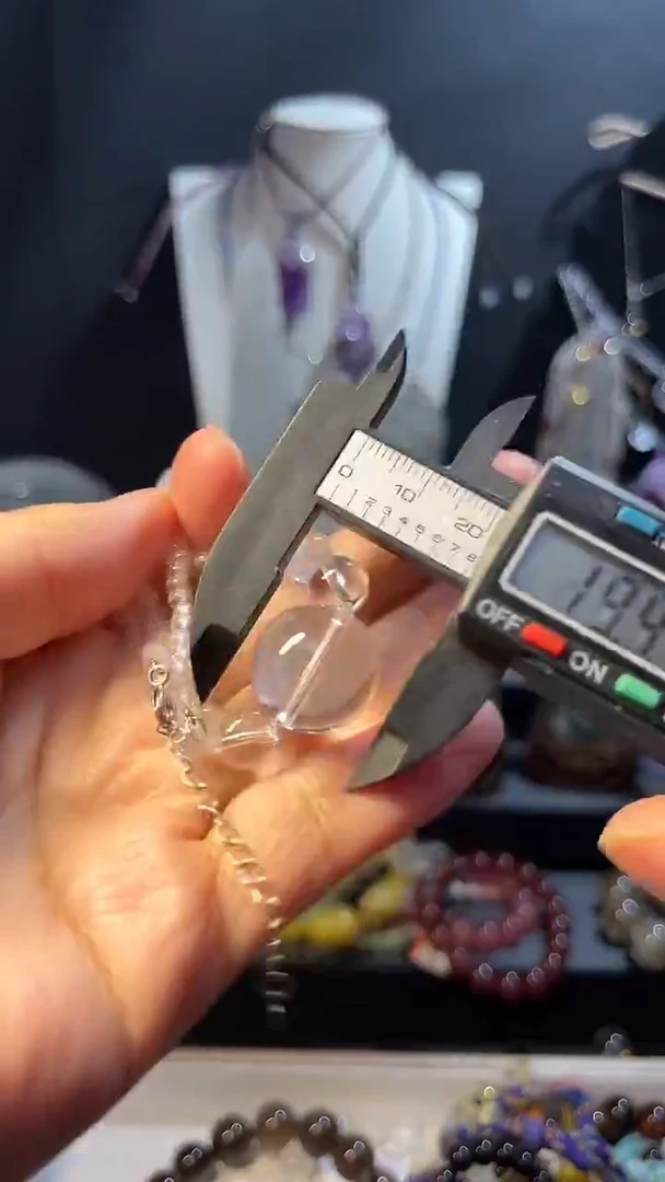 颈饰合金水晶天然水晶锁骨链吊坠