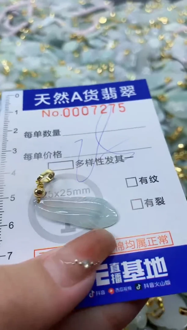 颈饰未镶嵌翡翠天然A货翡翠