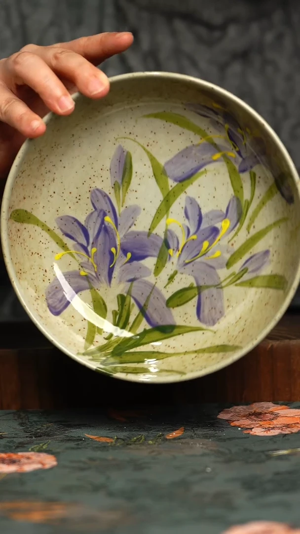 杯釉下彩手工手绘同款陶器