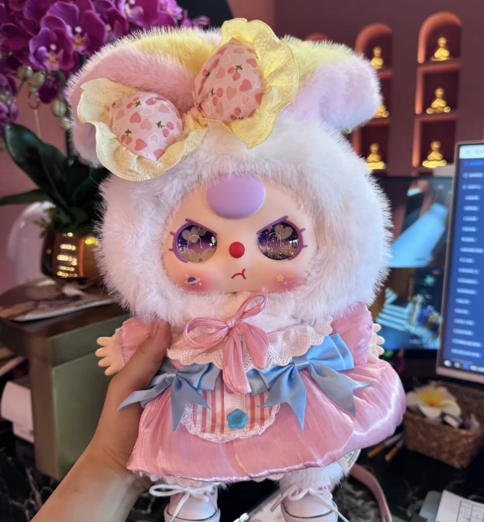 【正版】娃三岁洛丽塔的梦境400%毛绒盲盒潮玩公仔生日礼物