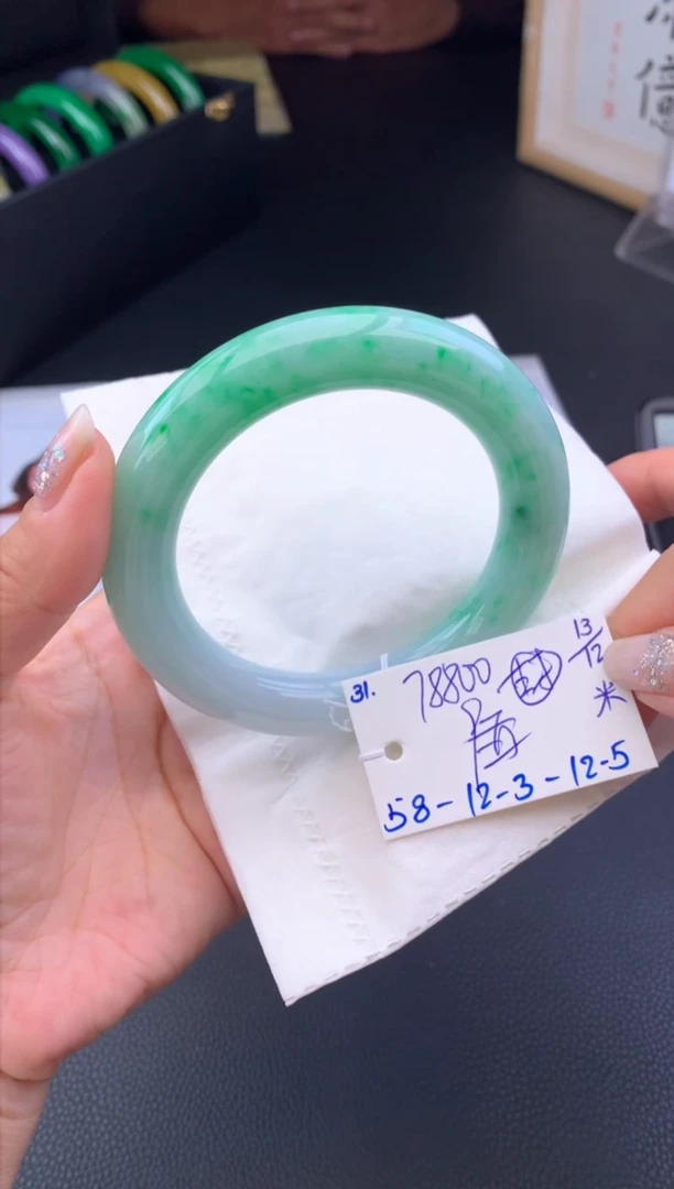 未镶嵌手镯翡翠假一赔三   手镯