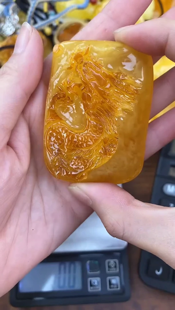 裸石琥珀未镶嵌天然琥珀蜜蜡