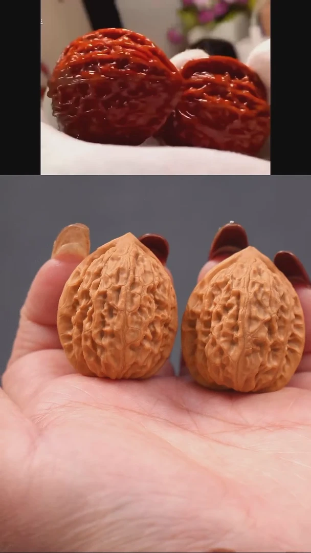 【闪购商品】文玩核桃吊坠30蜡皮金牛