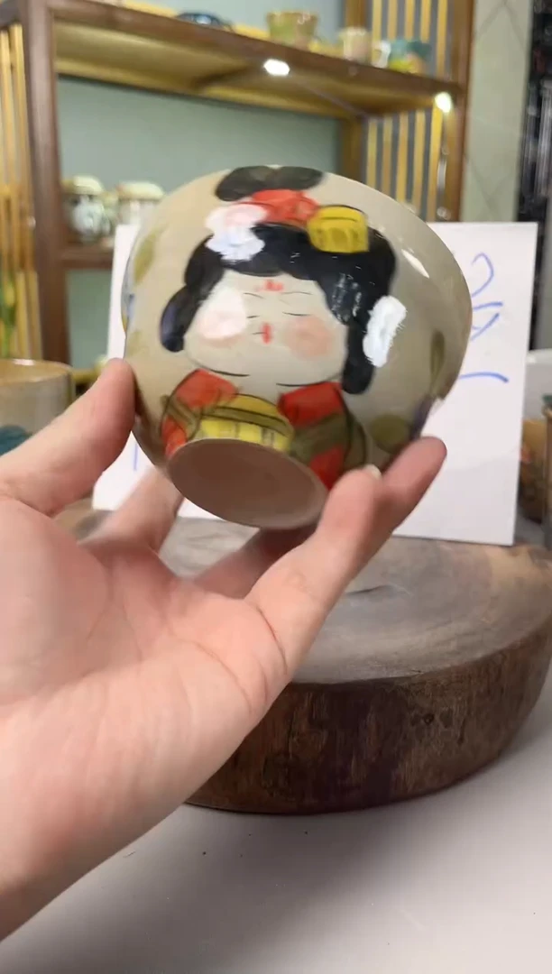 【闪购商品】瓷片手绘高温釉下彩