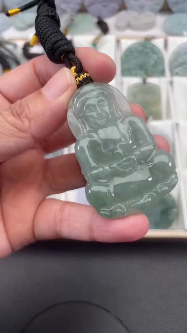 颈饰未镶嵌翡翠天然缅甸翡翠A货222