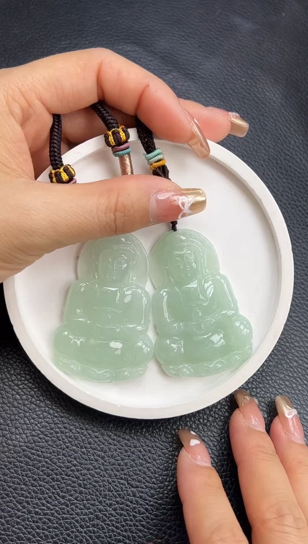 【闪购商品】翡翠颈饰未镶嵌YM795-5 观音多样性发一