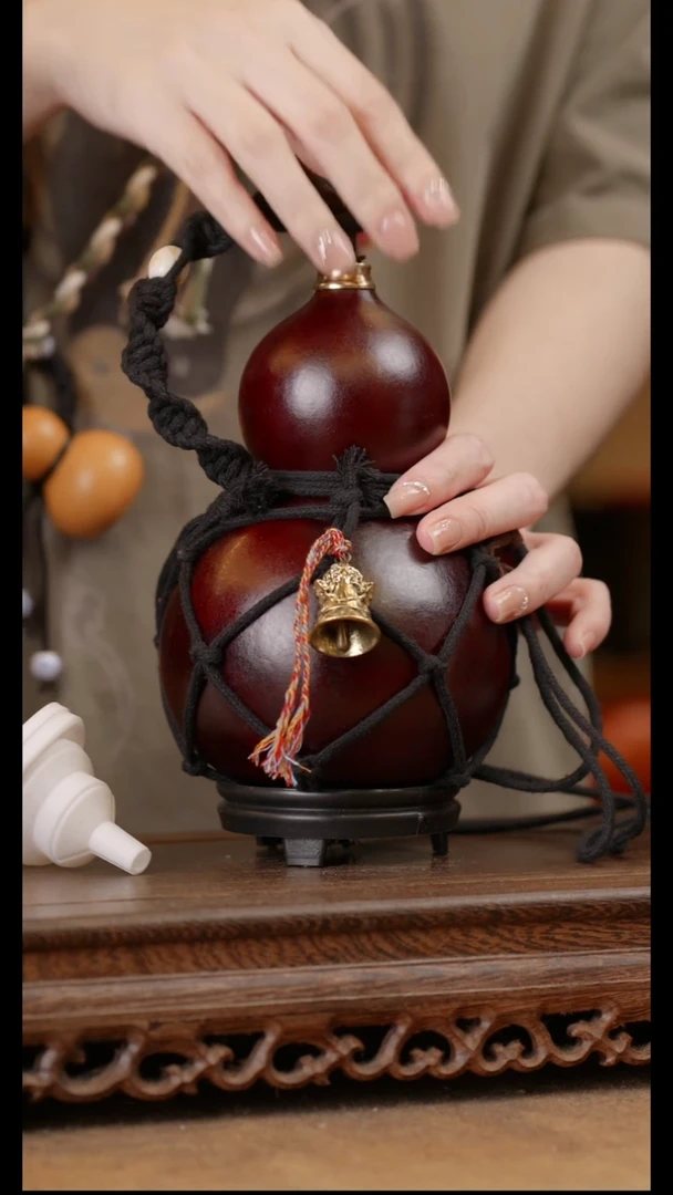 143号精品天然大漆酒葫芦一物一拍~