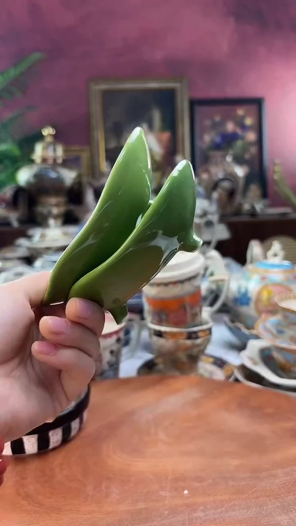 瓷游礼家居 高脚 果盘 两个一组