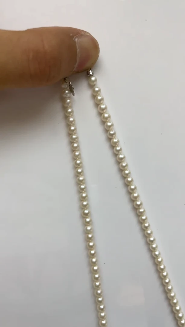 颈饰银S925镶嵌淡水珍珠4-5