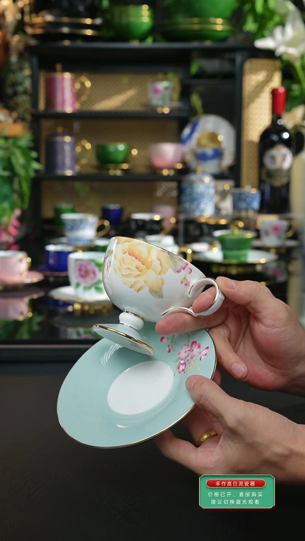 牡丹咖啡杯，，，，，，，1