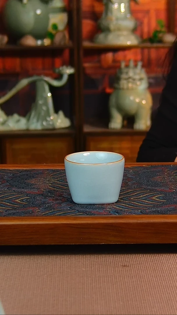 【闪购商品】原矿汝瓷福利杯，微瑕