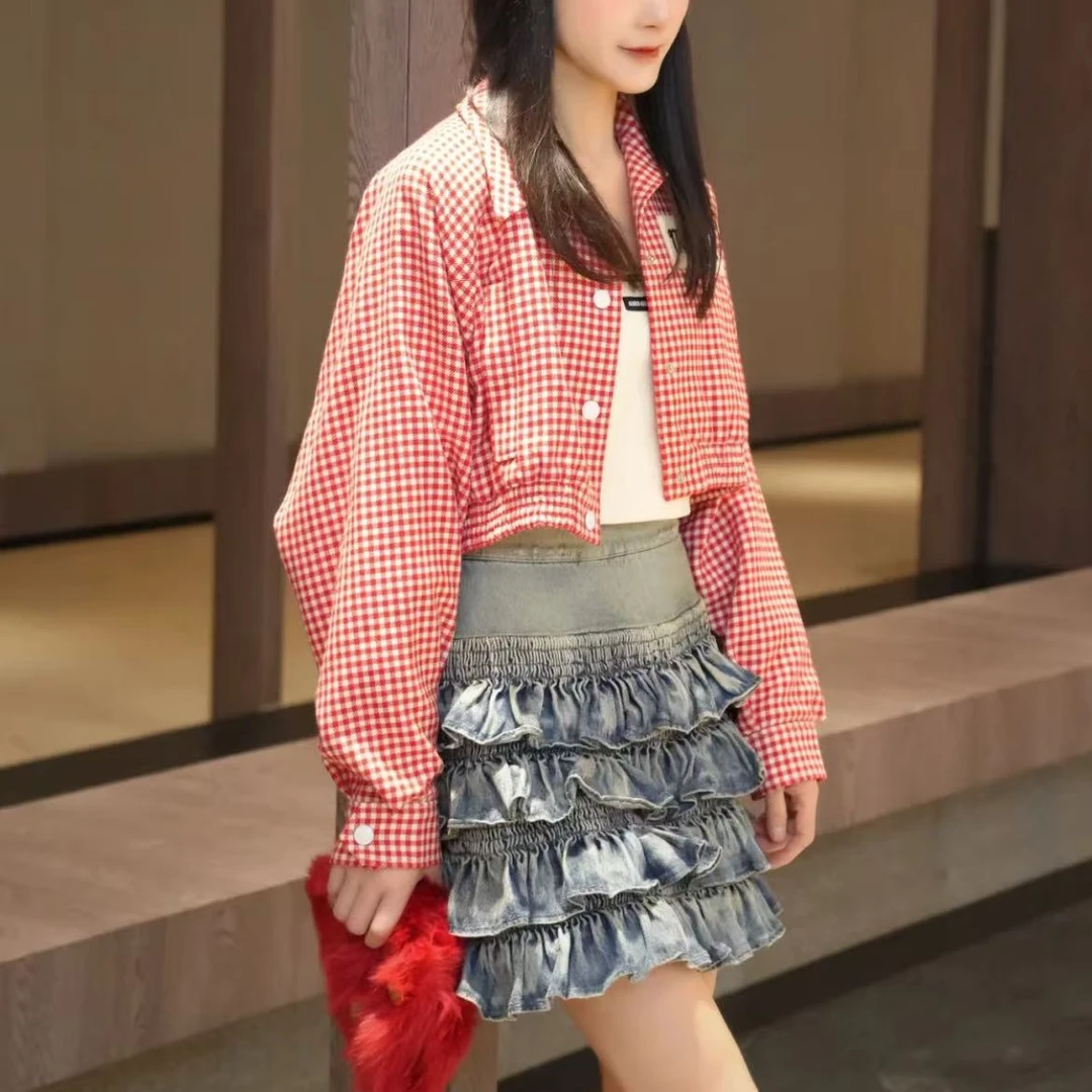 99新 MIU MIU/缪缪 双双臻选/ss00283/缪缪短裙/38码