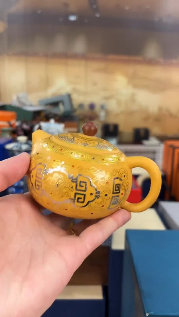 【闪购商品】单金银错黄金段西施壶链接已开 拼拼手速！