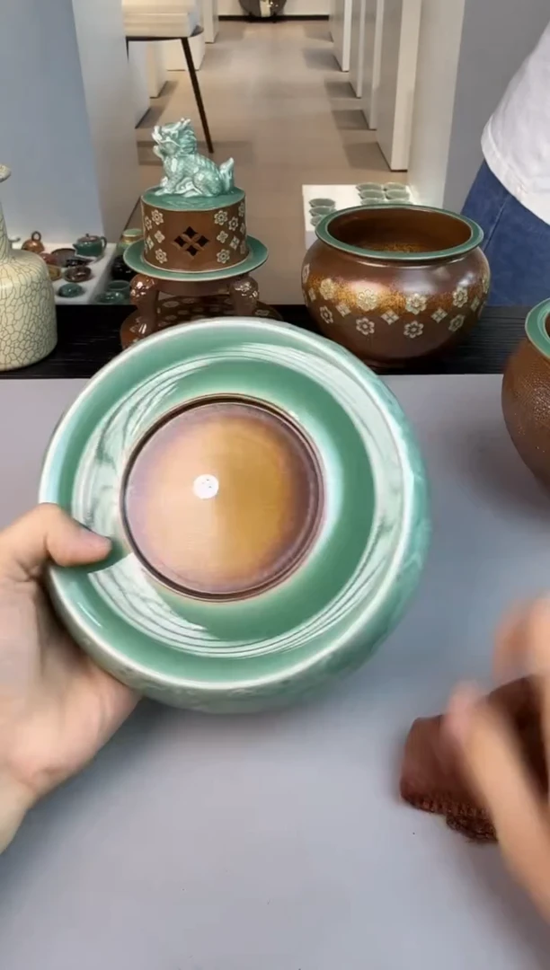 青瓷手工茶器不带礼盒包邮