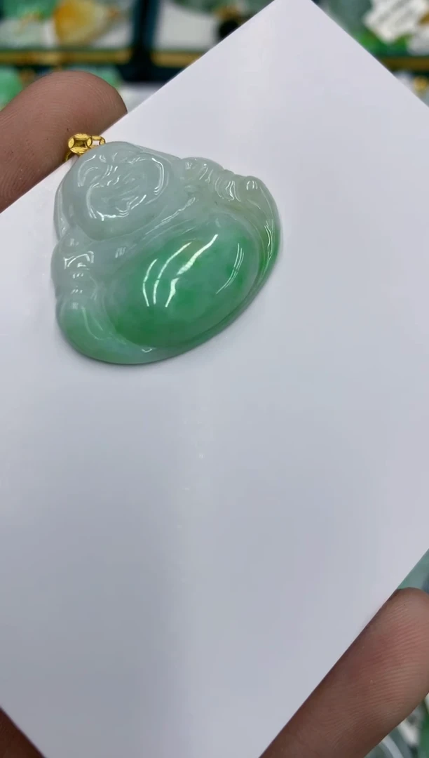 【闪购商品】翡翠颈饰18K金镶嵌11111111111