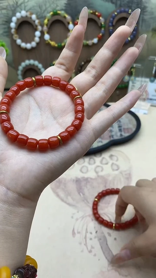 未镶嵌手串南红玛瑙2