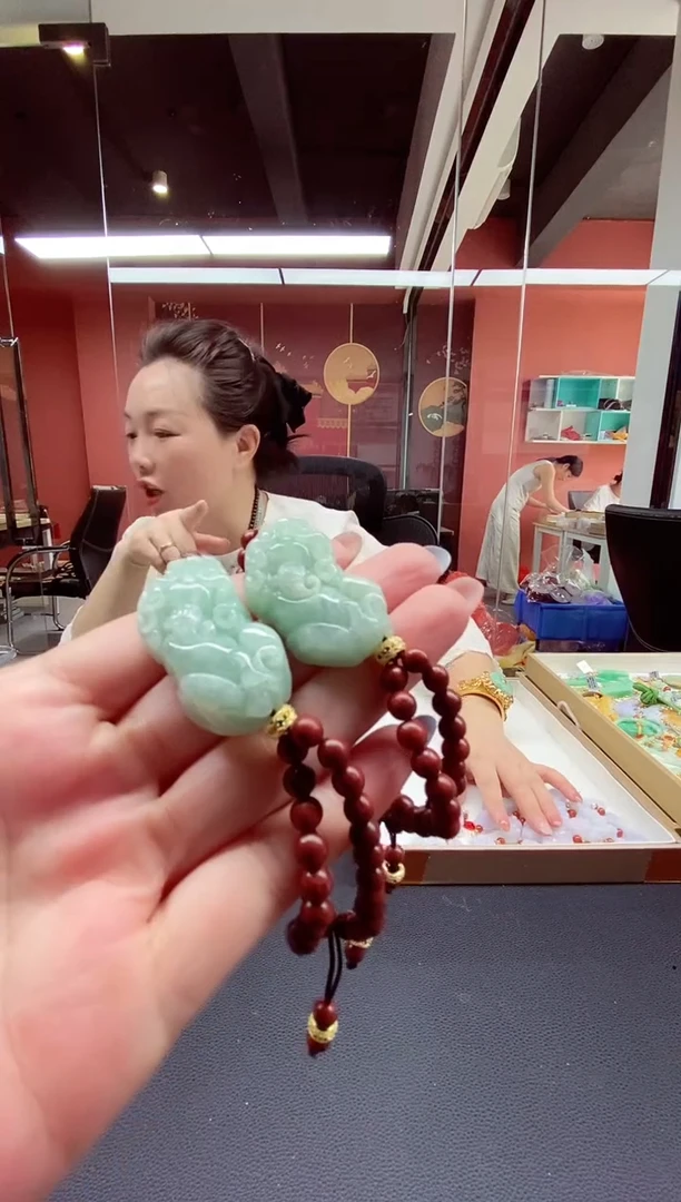 颈饰未镶嵌翡翠翡翠手串