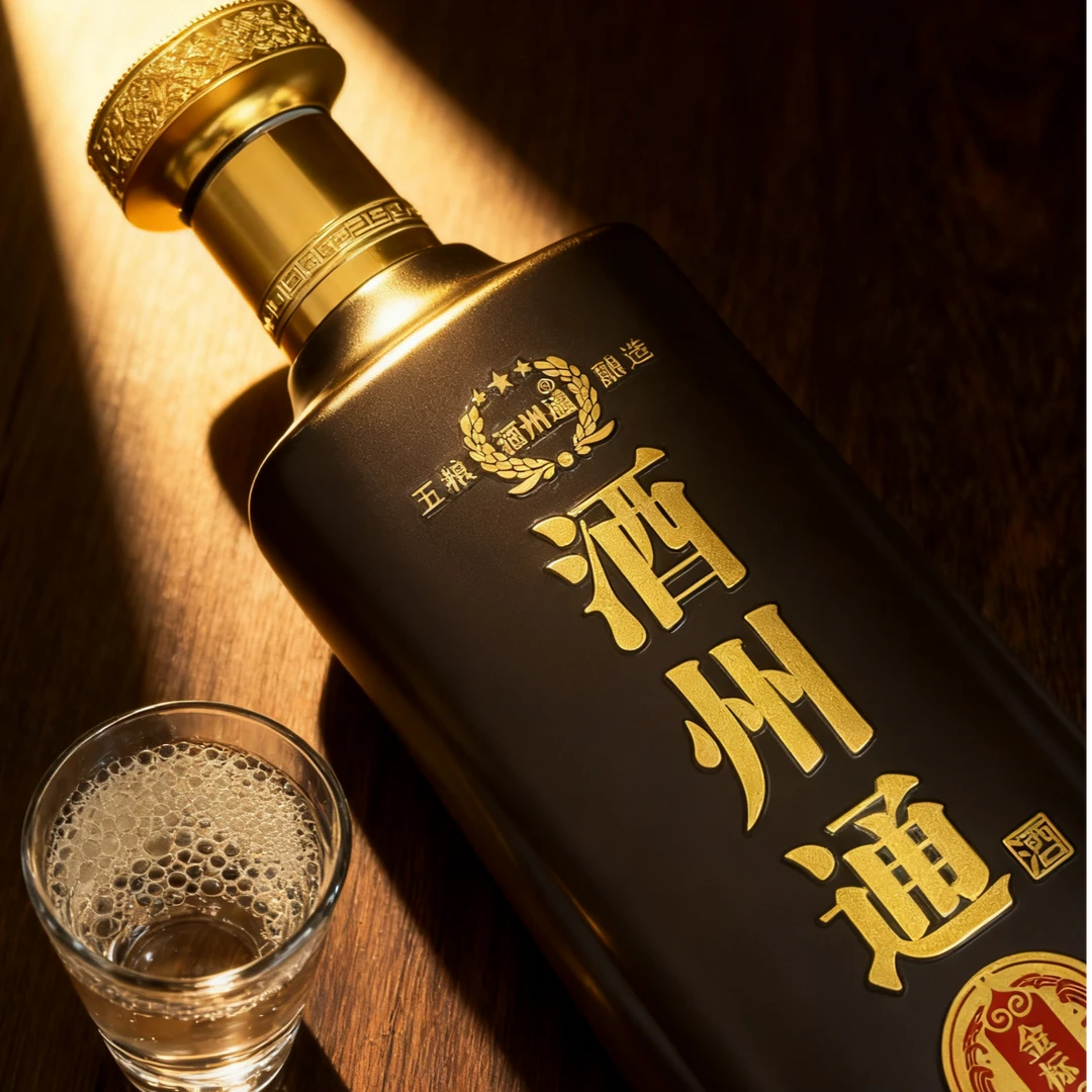 酒州通浓香型五粮酿造固态法白酒 高品质送礼自饮佳选52度500