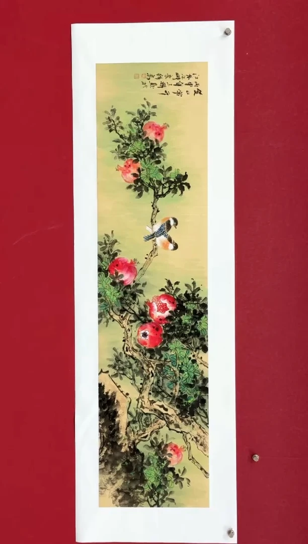 国画国画绘画山水花鸟