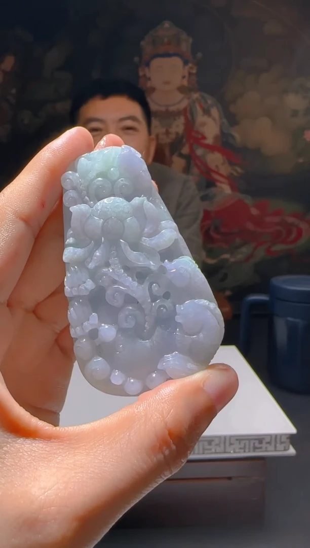 【闪购商品】定制翡翠未镶嵌L-@@QJSX305023