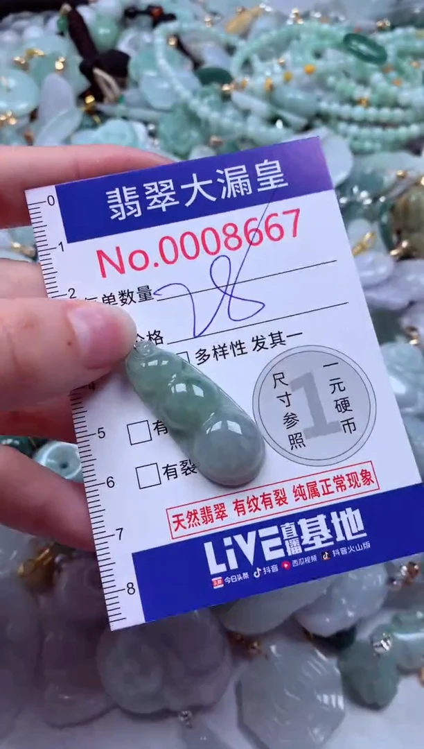 吊坠(不含链)未镶嵌翡翠8667