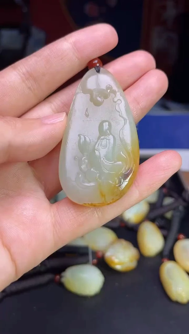 颈饰未镶嵌和田玉123