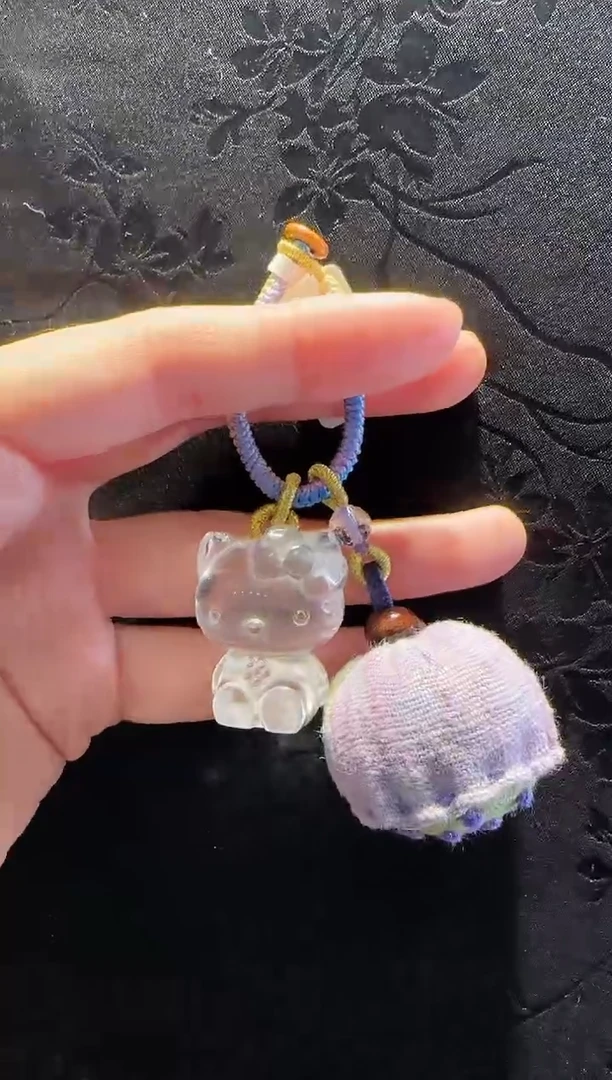 未镶嵌手绳水晶KT猫