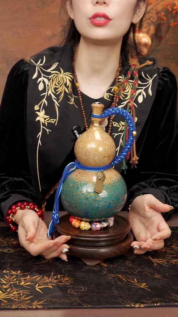 80--高端工艺大漆酒葫芦--388