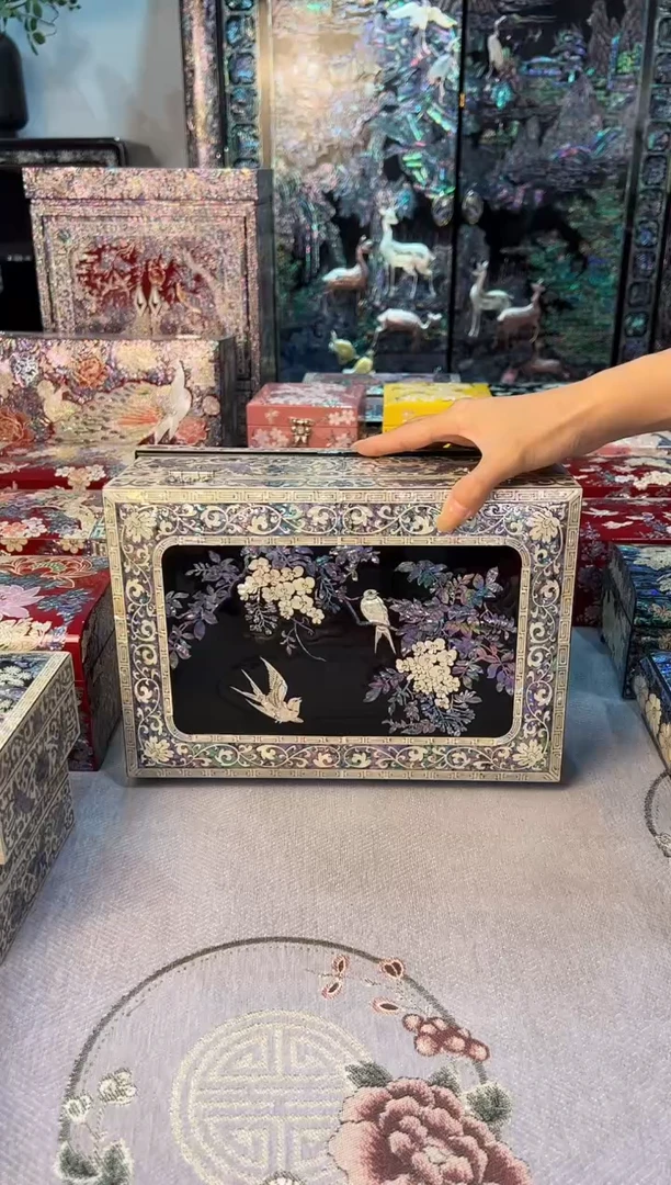 按扣绒布底·弘贝雅螺钿漆器文化馆
