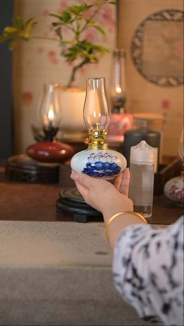 景德镇陶瓷香薰灯摆件