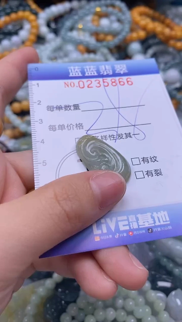 翡翠未镶嵌颈饰闪购0235866