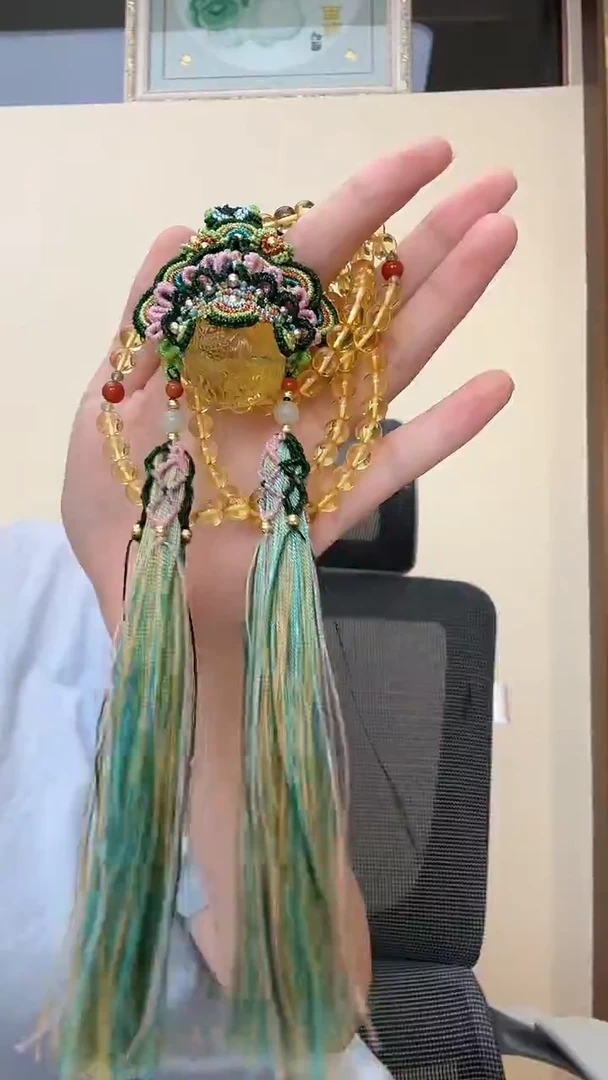 琥珀颈饰未镶嵌吊坠