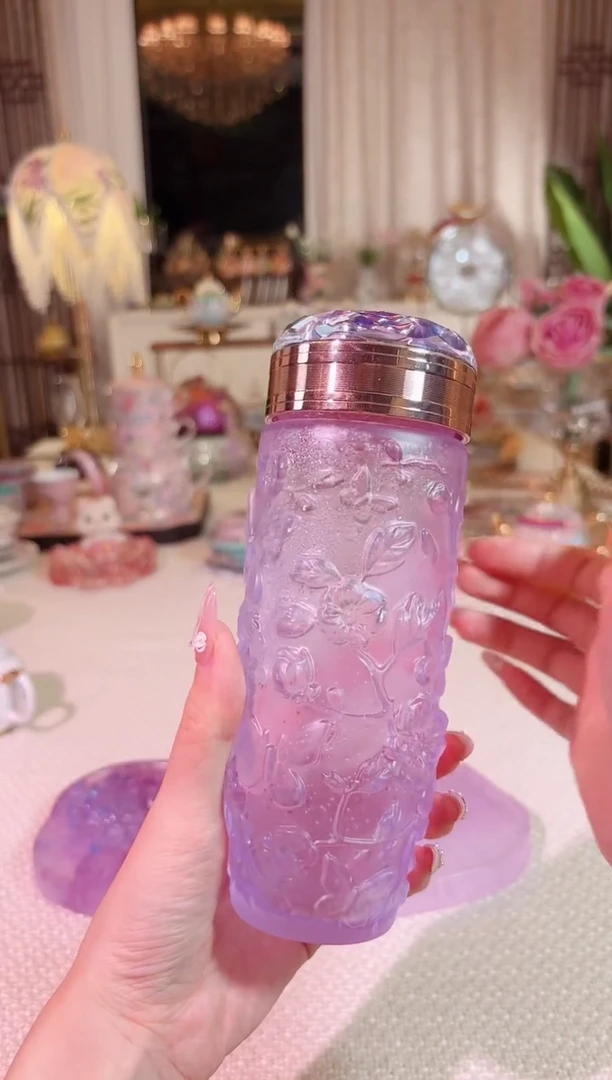卡普拉---琉璃桃花保温杯