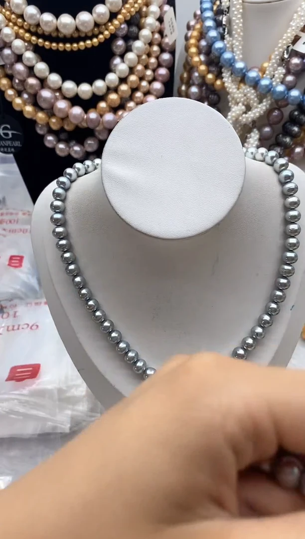 淡水珍珠钛钢颈饰51